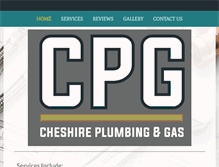 Tablet Screenshot of cheshireplumbingltd.co.uk